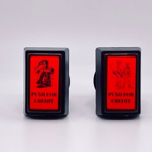 Back to the Future Arcade1up LED coin door/credit buttons