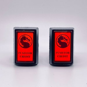 Mortal Kombat Arcade1up LED coin door/credit buttons