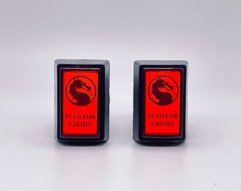 Mortal Kombat Arcade1up LED coin door/credit buttons
