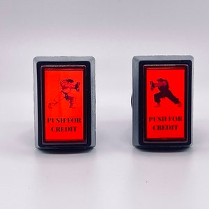 Street Fighter Arcade1up LED coin door/credit buttons