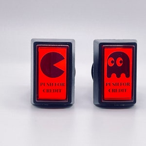 PAC-MAN Arcade1up LED coin door/credit buttons