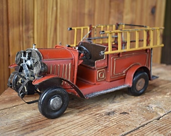 old metal fire truck