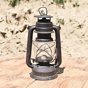Vintage Germany lantern, BAT 158, Primitive lantern, Vintage gas lamp, Farm lamp, Camping lantern, Country house decoration, Vintage decor