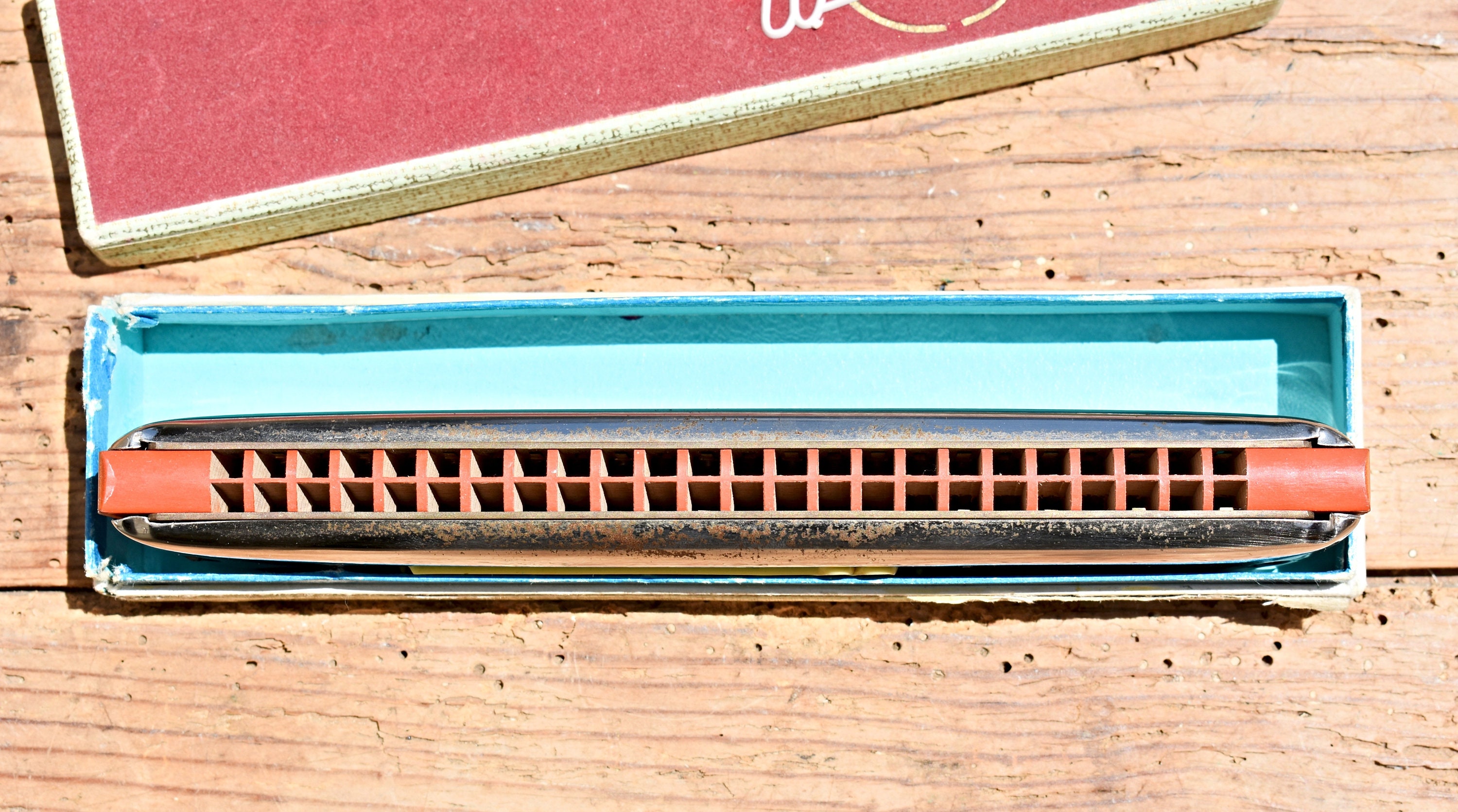 Vintage Harmonica Weltmeister, Antique Harmonica,vermona Harmonica