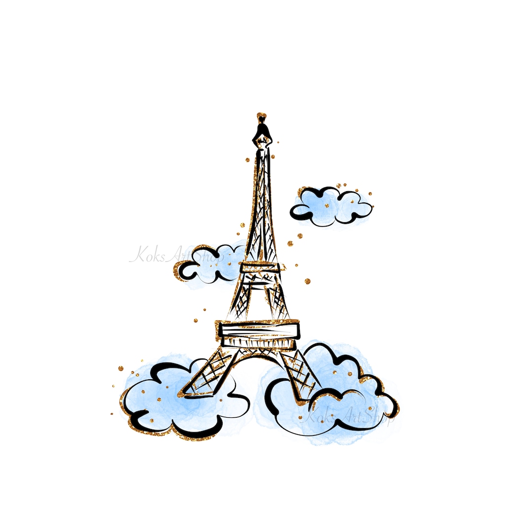  Paris Clipart Png, Eiffel Tower Clipart Png, France Clipart - Etsy