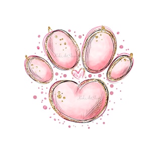 Clipart de chat, clipart de patte de chat, clipart de png de chat, clipart de chaton, clipart de chaton, impression mignonne, clipart mignon, clipart rose, clipart d'amoureux de chats