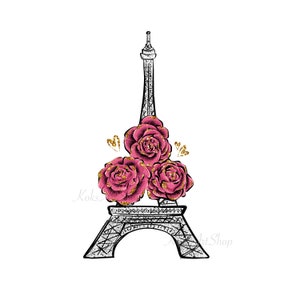 Tour Eiffel png, clipart de la Tour Eiffel, illustration de la Tour Eiffel, art de la mode, mode Clipart, impression de mode, clipart Paris, png Paris