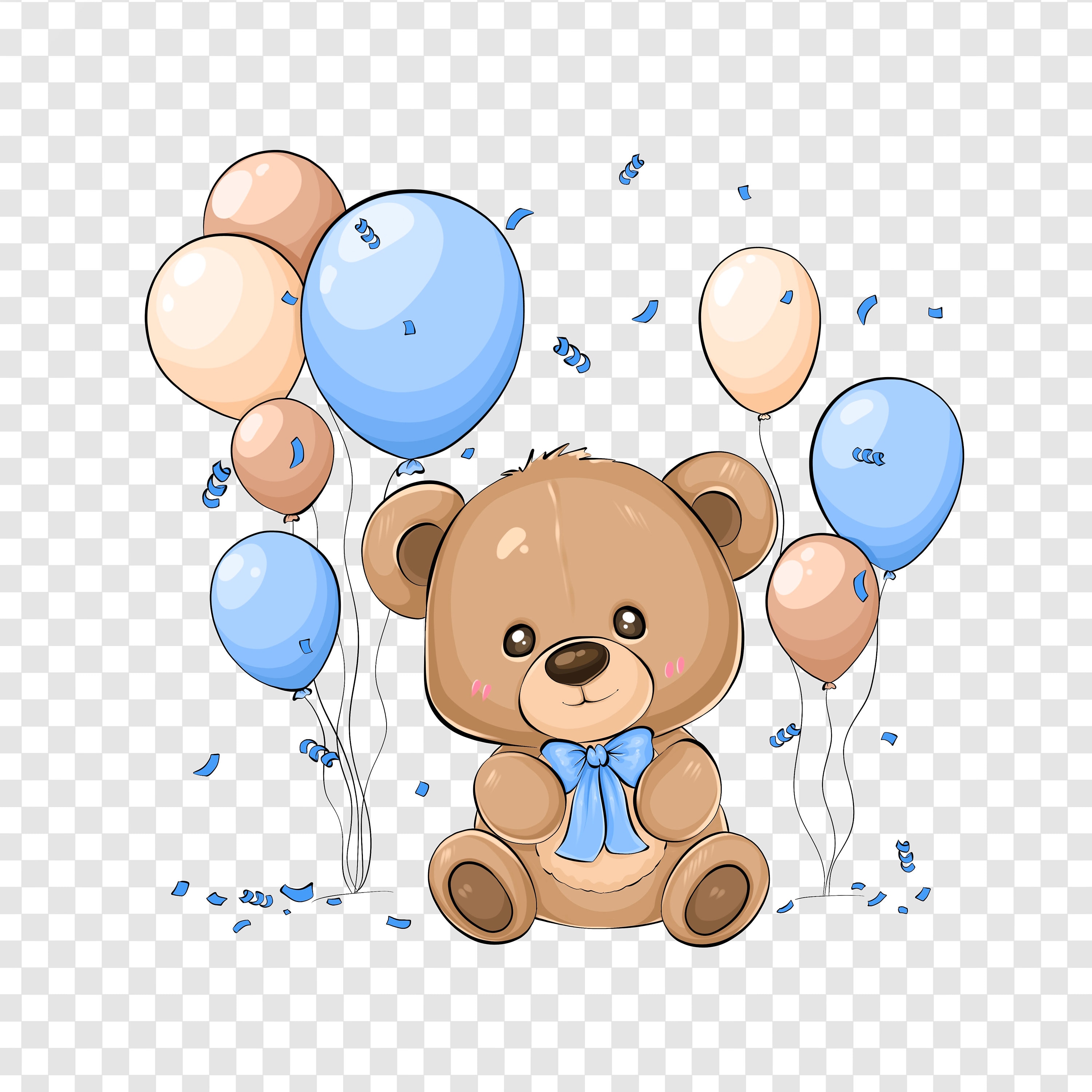 Teddy Bear Clipart Baby Shower Png Clipart Baby Shower Etsy UK