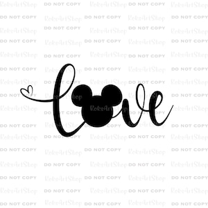 Orejas de ratón PNG clipart, Diseño de sublimación de orejas de ratón, Diseño de camiseta con orejas de ratón, amor PNG clipart, Diseño de reino mágico