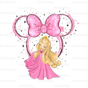 Alle prinses png clipart, aquarel prinses Aurora clipart, magische koninkrijk illustratie, prinses T-shirt ontwerp, Aurora tshirt ontwerp