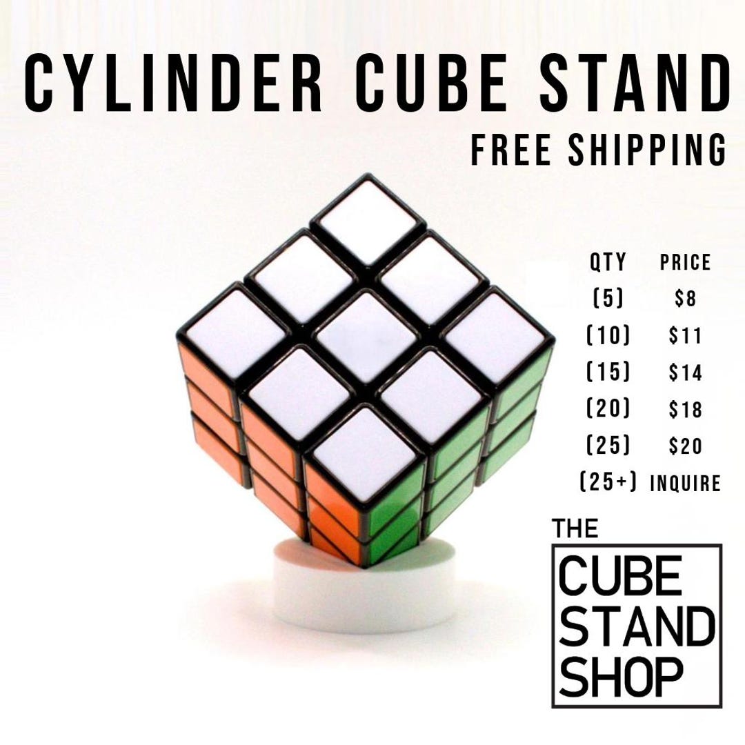 シリンダーキューブスタンド - 送料無料 - ルービックキューブホルダー＆スタンド：シリンダー - Etsy 日本