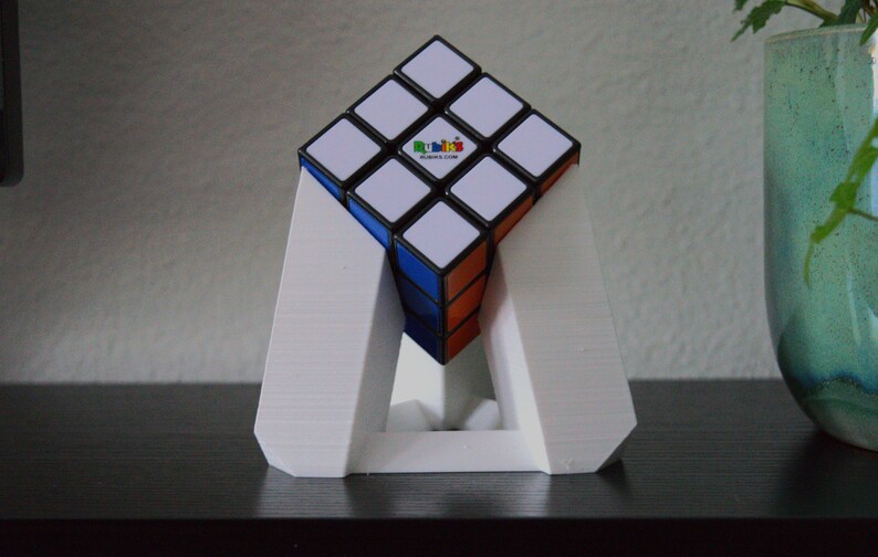 RUBIK'S Cube Display Stand L Triton Design L Rubik's Etsy