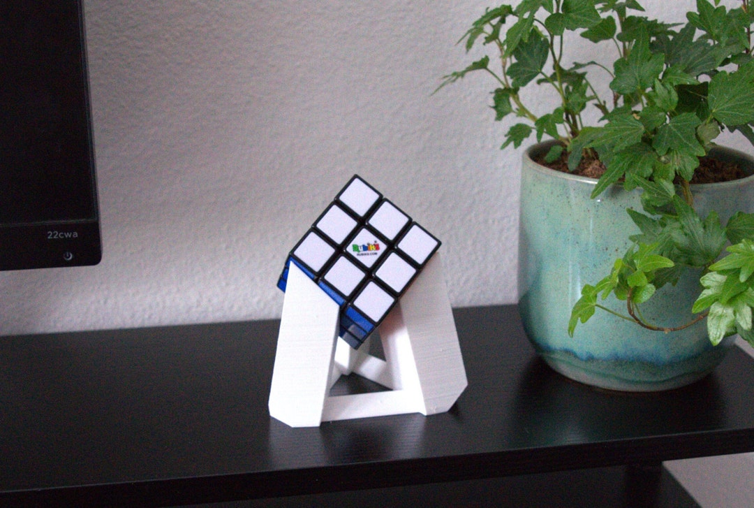 RUBIK'S Cube Display Stand L Triton Design L Rubik's Etsy