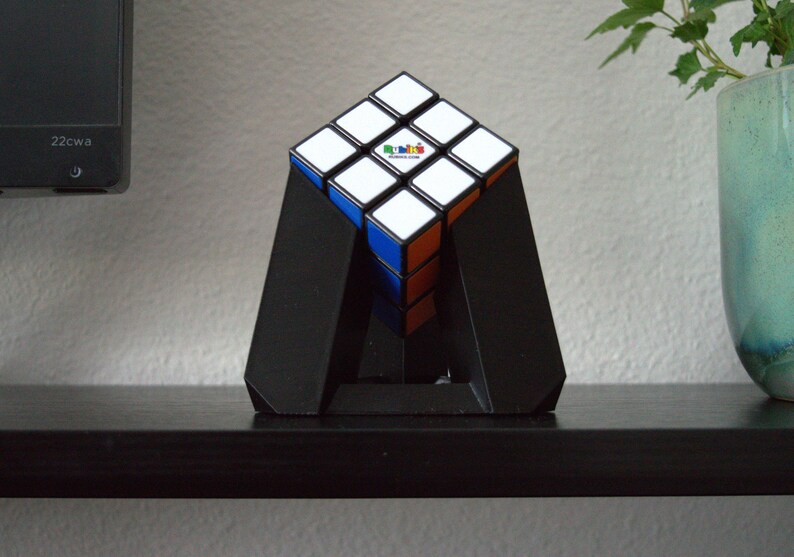 RUBIK'S Cube Display Stand L Triton Design L Rubik's Etsy