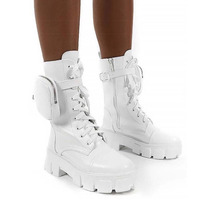 chunky pocket platform boots