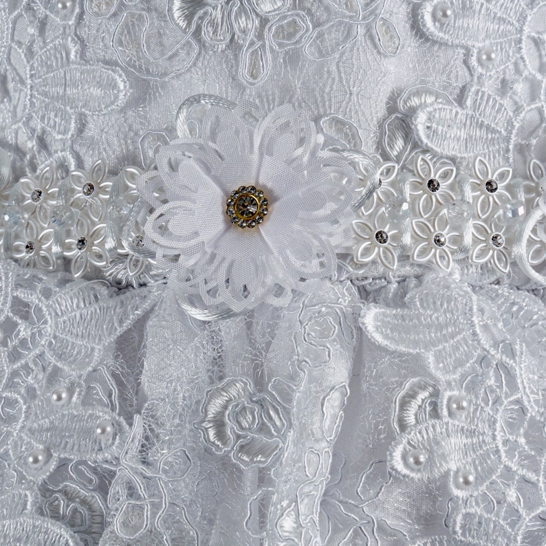 Anastelle Lace Heirloom Christening Gown for Girls (Baptism Outfit) – Made to Order (AB032)