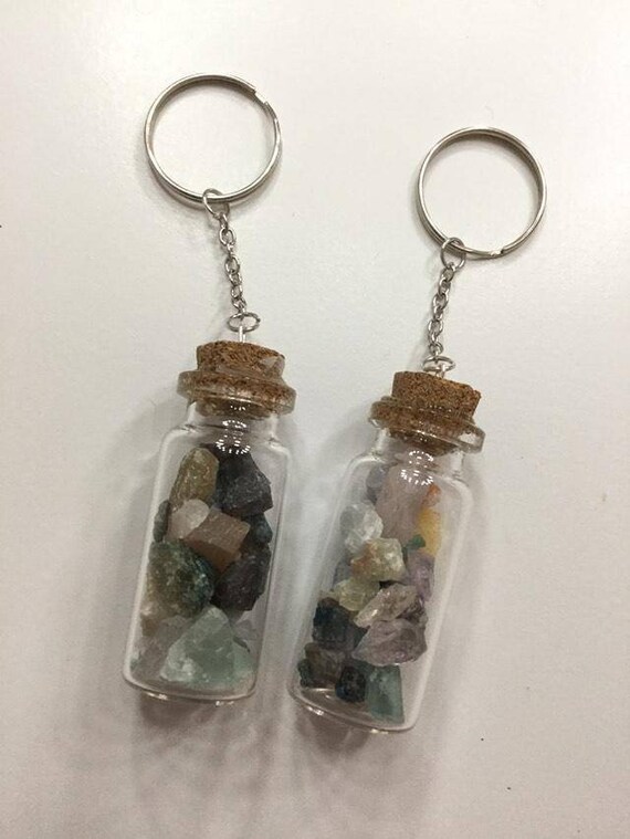 Crystal jar keychains Etsy