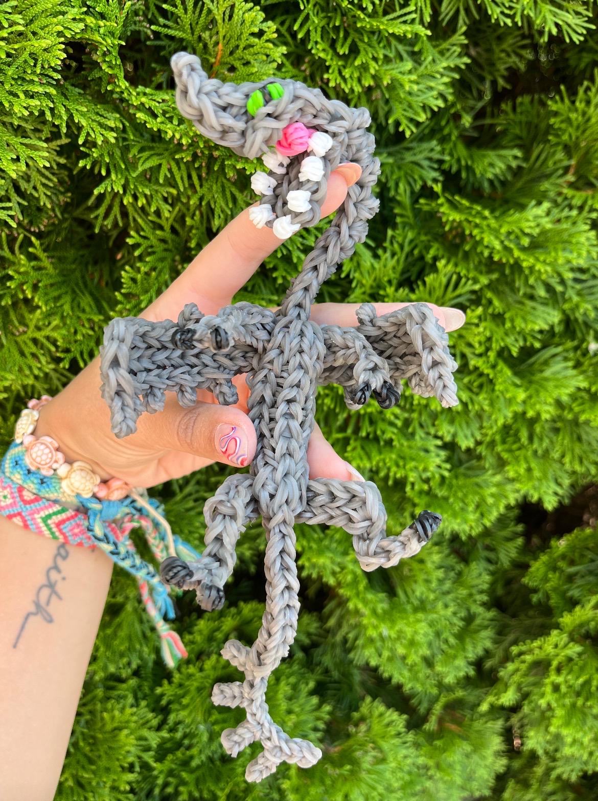 Pink Razorwhip Rainbowloom Windshear/ Razorwhip Dragon/ Httyd - Etsy