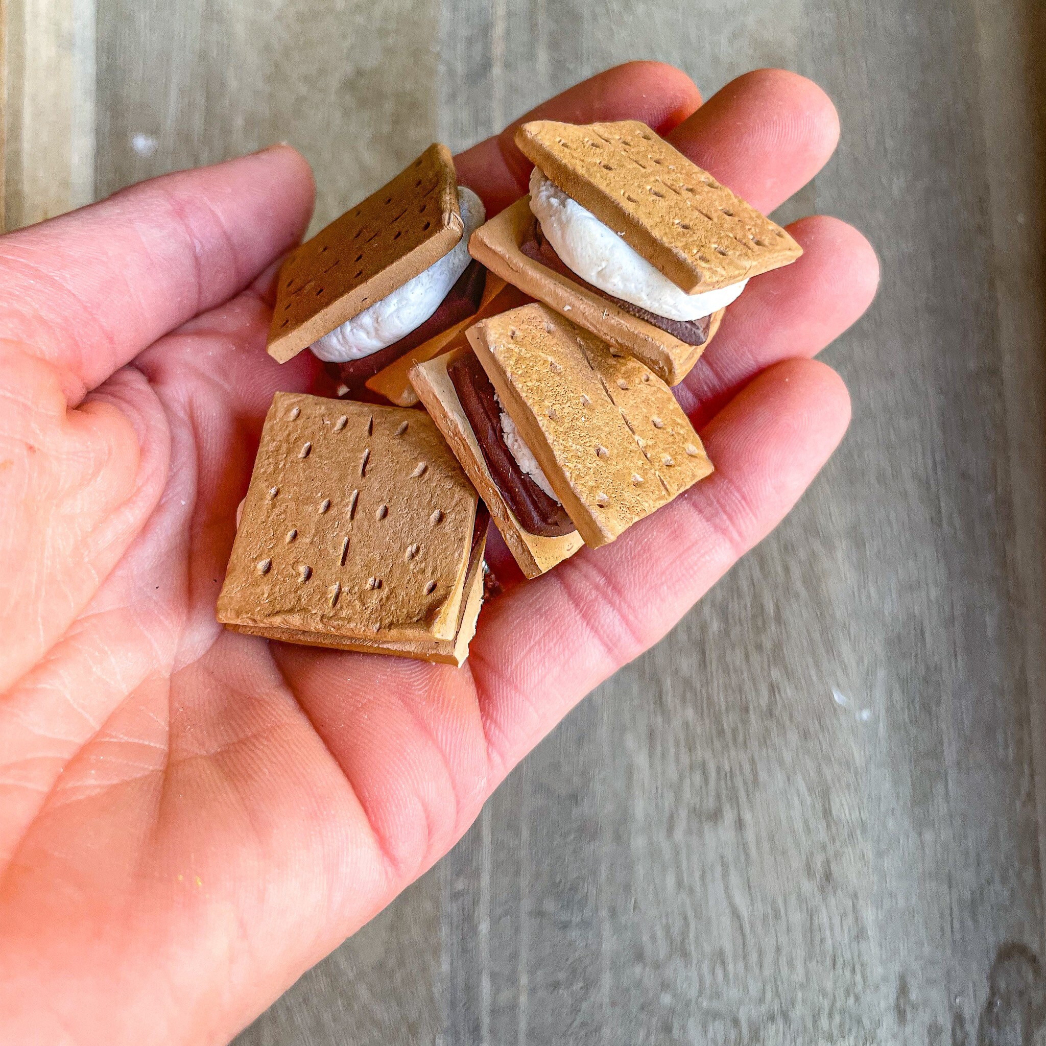 Faux Miniature Smore Fake Smores for Displays Crafts Etsy