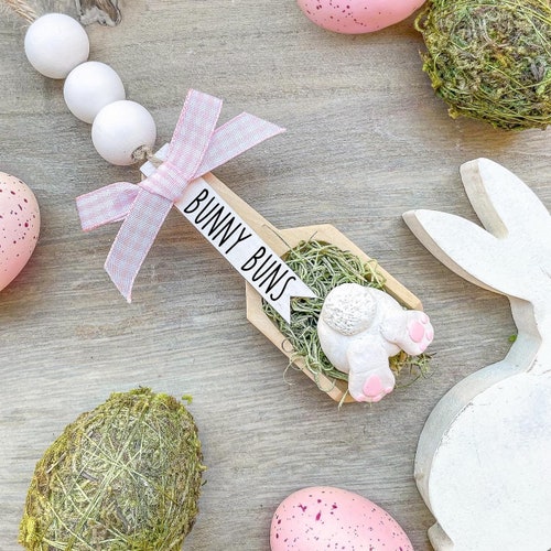 Bunny Buns Scoop for Easter Tiered Tray Decor or Rae Dunn Etsy