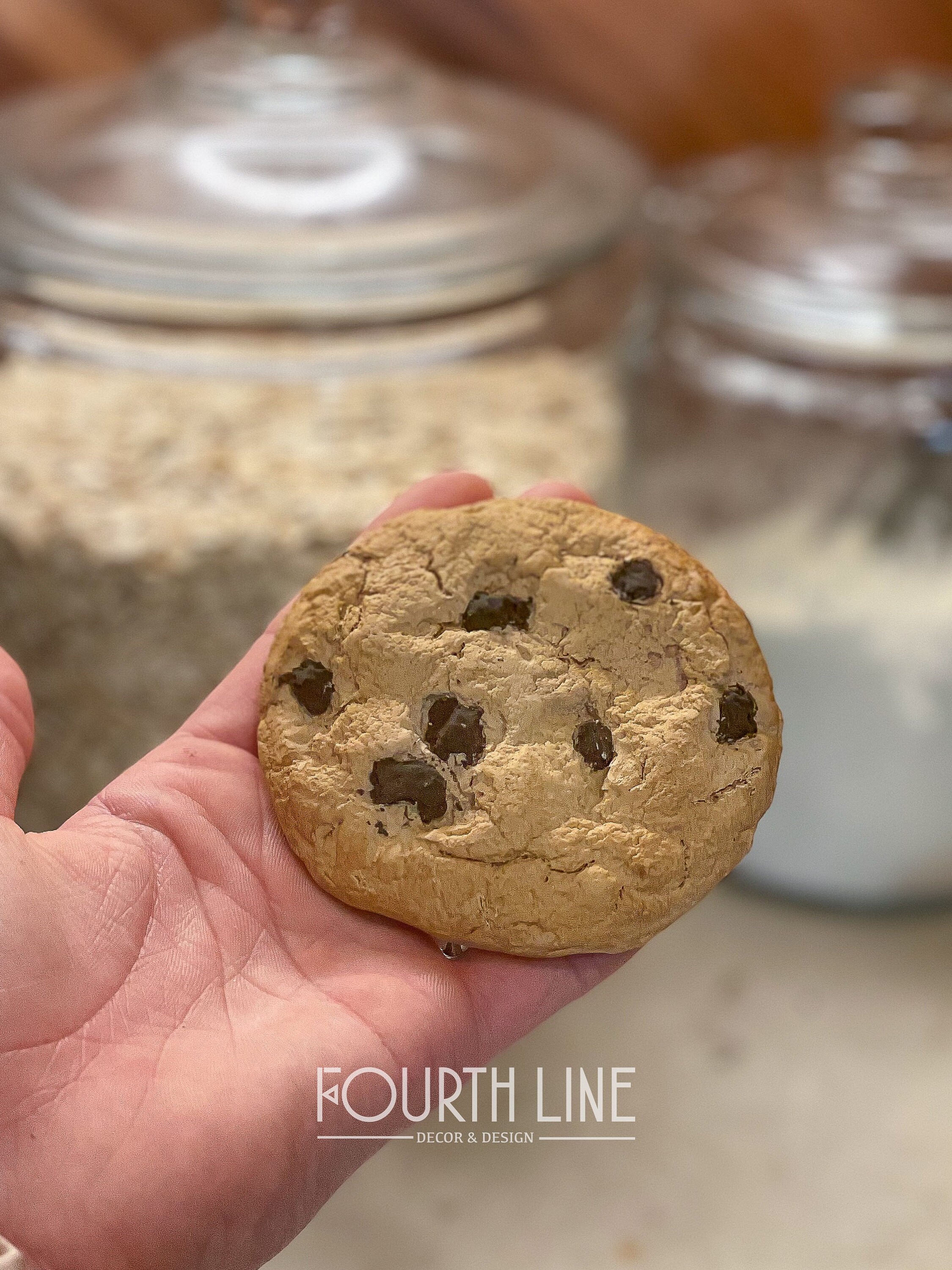 Faux Chocolate chip cookie for staging photo props fake Etsy