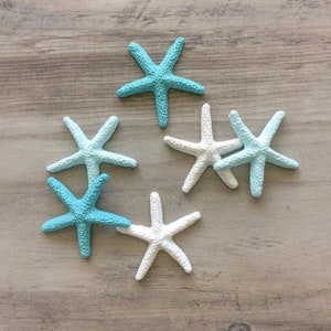 Mini starfish for beach decor, beach wedding, beach party, beach house decor, or crafts