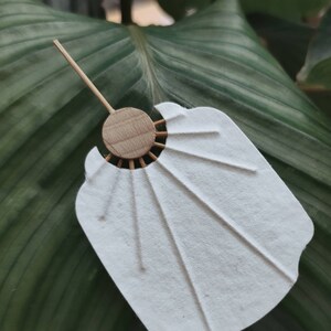 Handmade Xuan paper Japanese Uchiwa Fans For Cool Summertime Supports customize Chinese Calligraphy, Name-card Hand Fans
