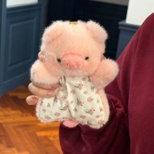 Animal Comfort Plush Worry Pet | Sensory Fidget Toy for Anxiety | Study Buddy for College | Back to School Stress Relief | Pocket Pal (6oz)