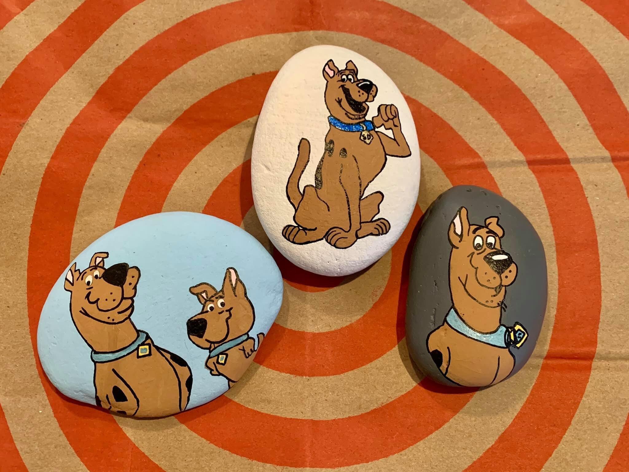Sos With Rocks Cartoon Cartoon Rock / Character Rocks / Kid Rocks / Animal Rocks / | Etsy