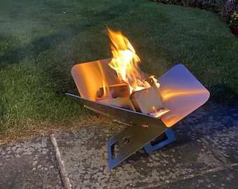 Collapsible Fire Pit, Folding Camping Fire Pit
