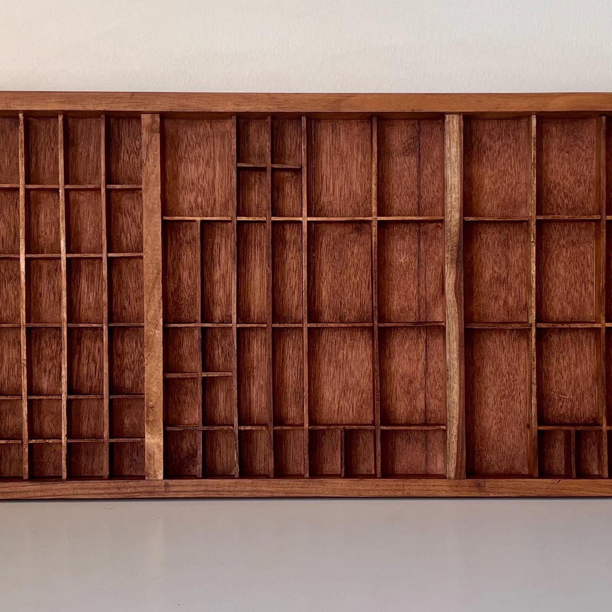 Vintage Letterpress Wooden Printers Tray Curios Display Refurbished Good Condition - Etsy