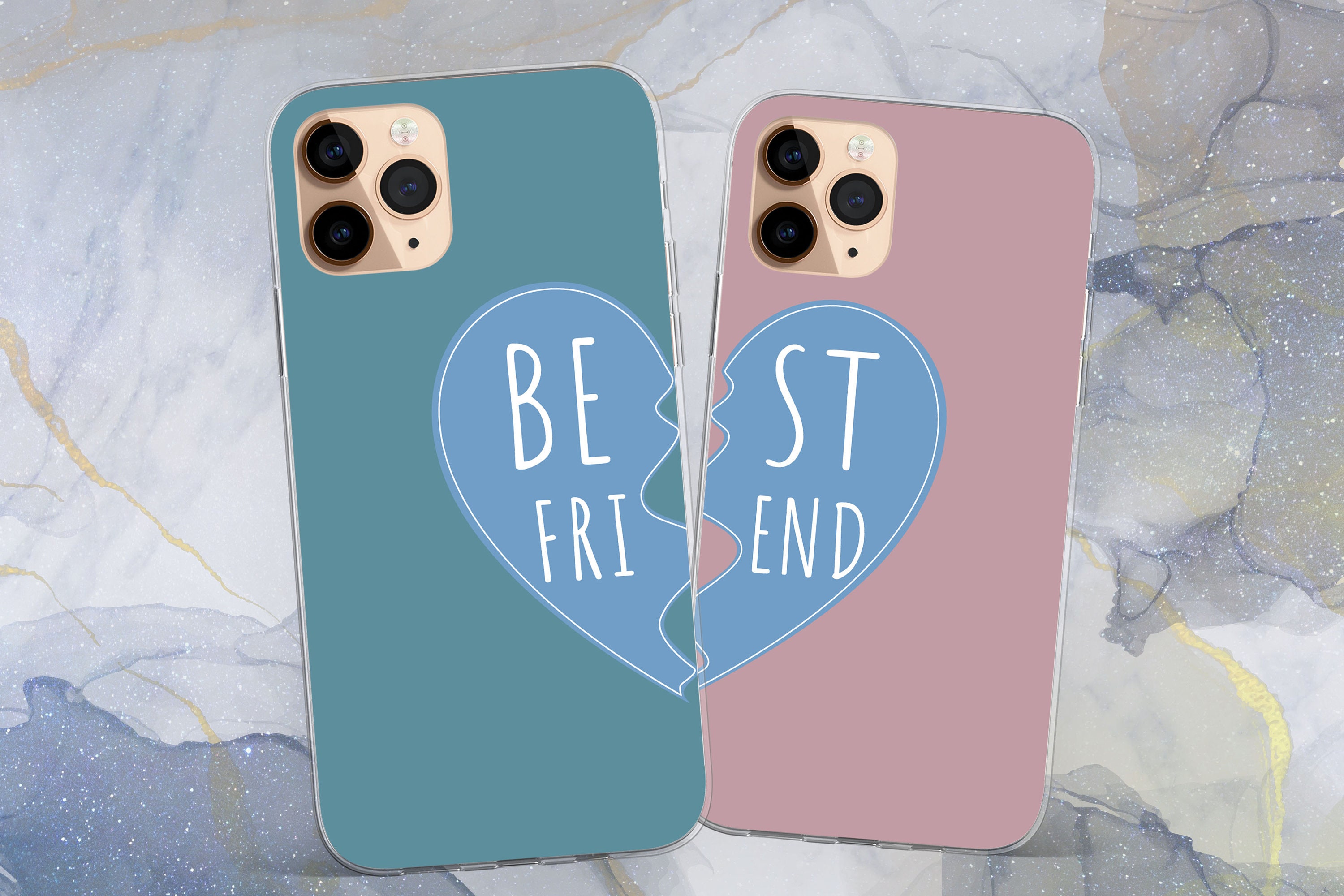 Best Friend Matching Phone Case Cute Couple iPhone Case Etsy