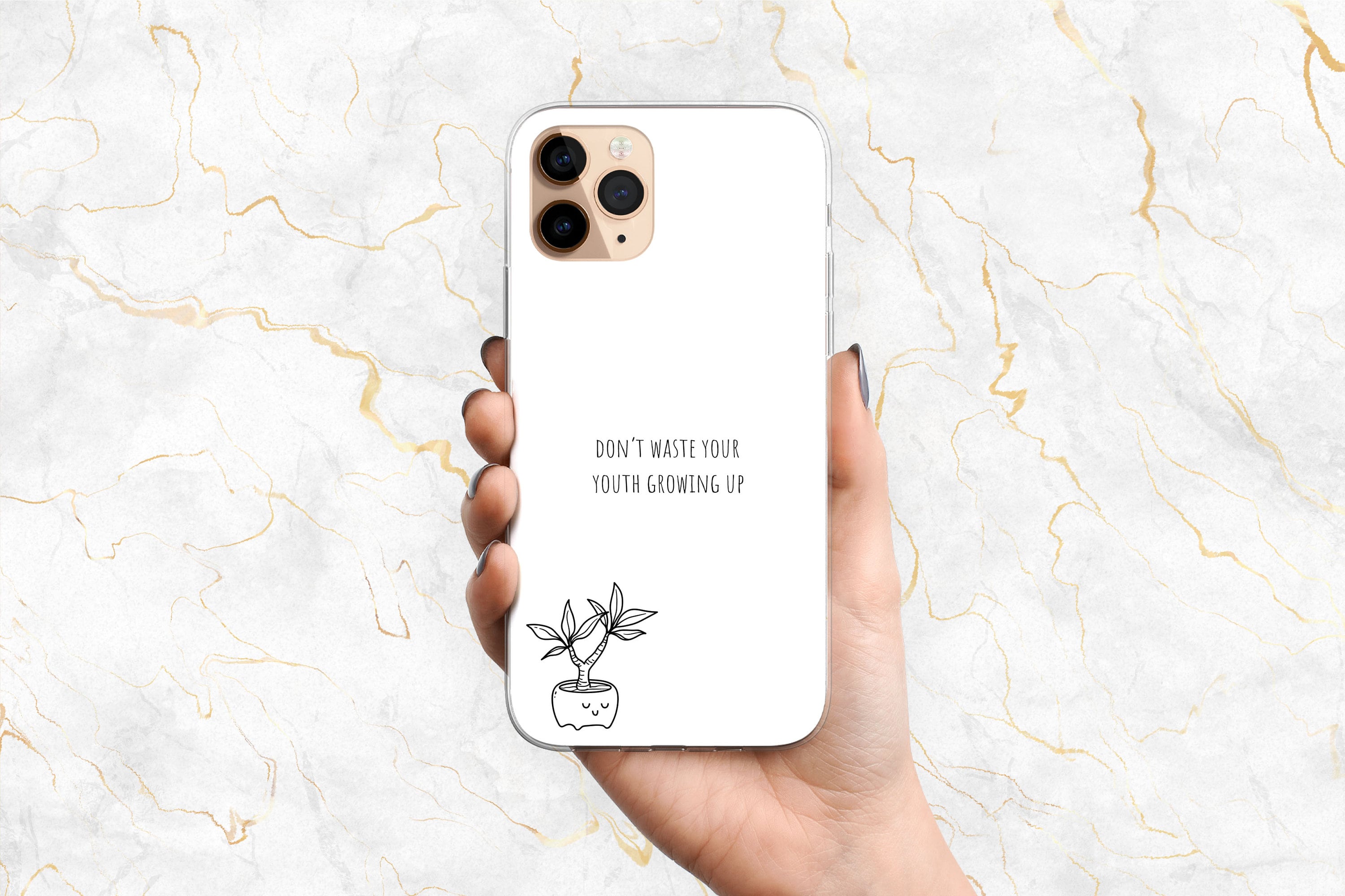 Aesthetic Quote Phone Case Inspirational iPhone 12 11 Xs Max Etsy