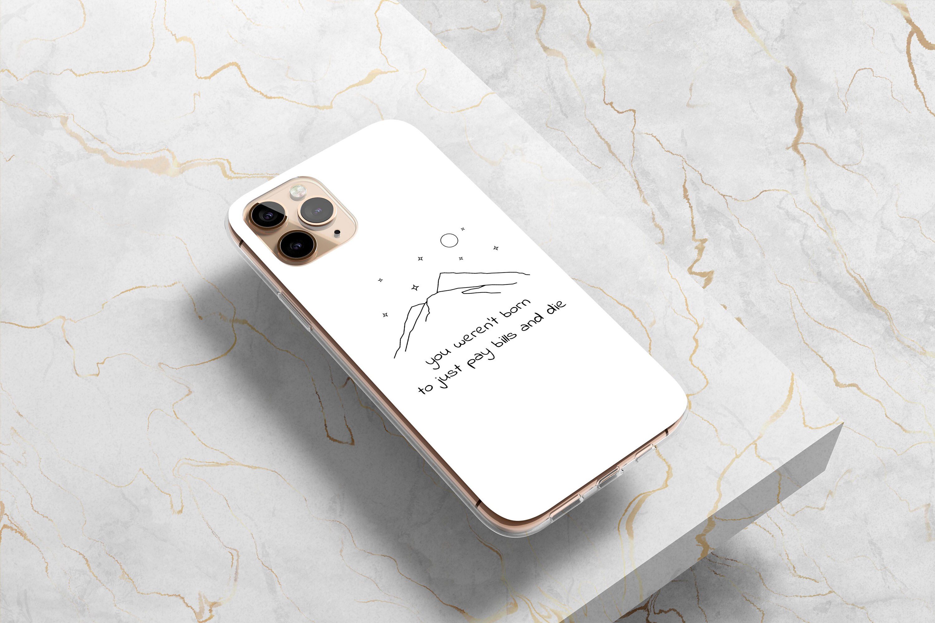 Quote Phone Case Aesthetic Minimalist Cover for iPhone 12 Etsy
