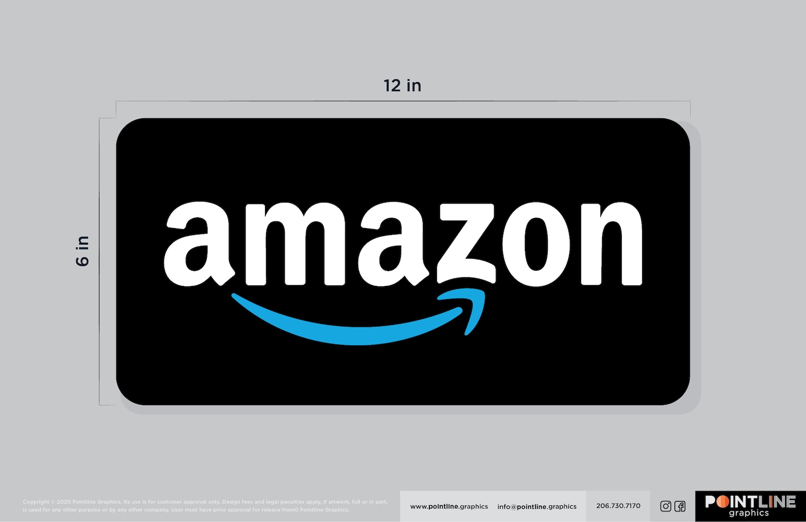 Pair of Amazon Flex Removable Vehicle Sign Graphic Etsy