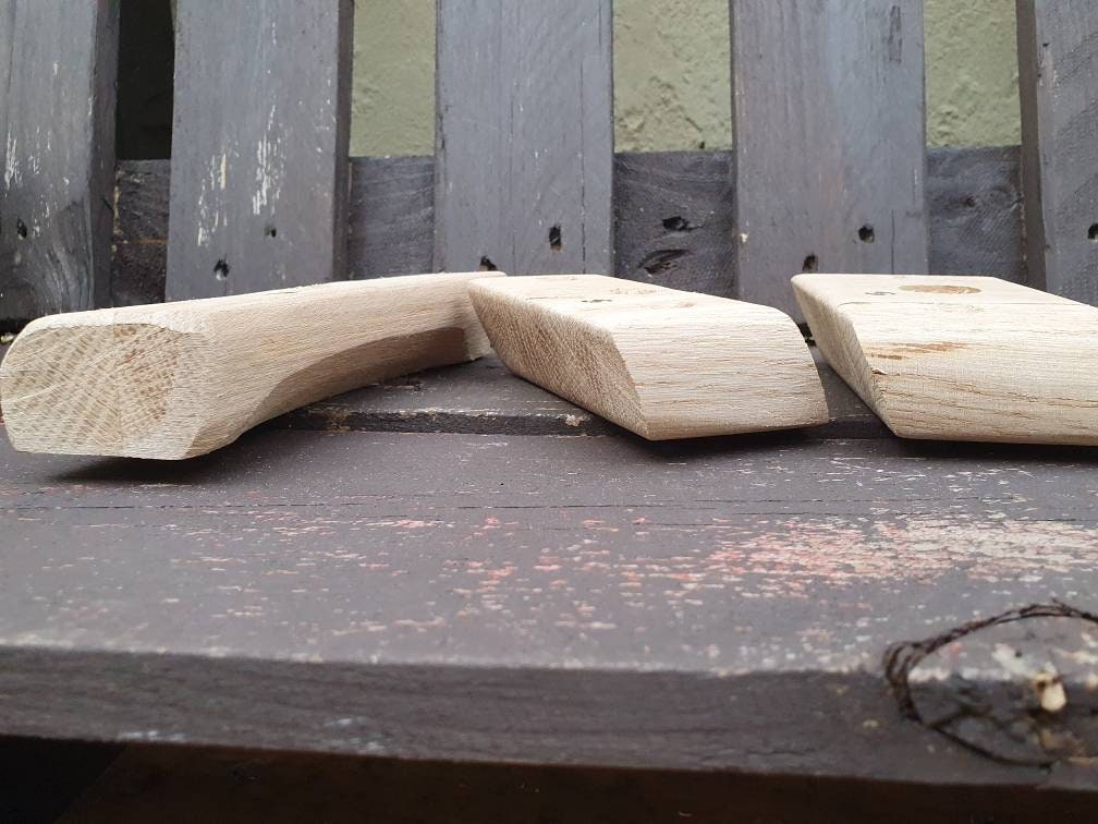 Set of 8 Wooden Rock Climbing Holds 8 Hardwood Oak Etsy