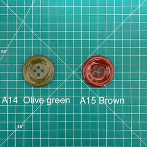 Jumbo Multicolor Buttons: 2-inch Craft Sewing Buttons image 7