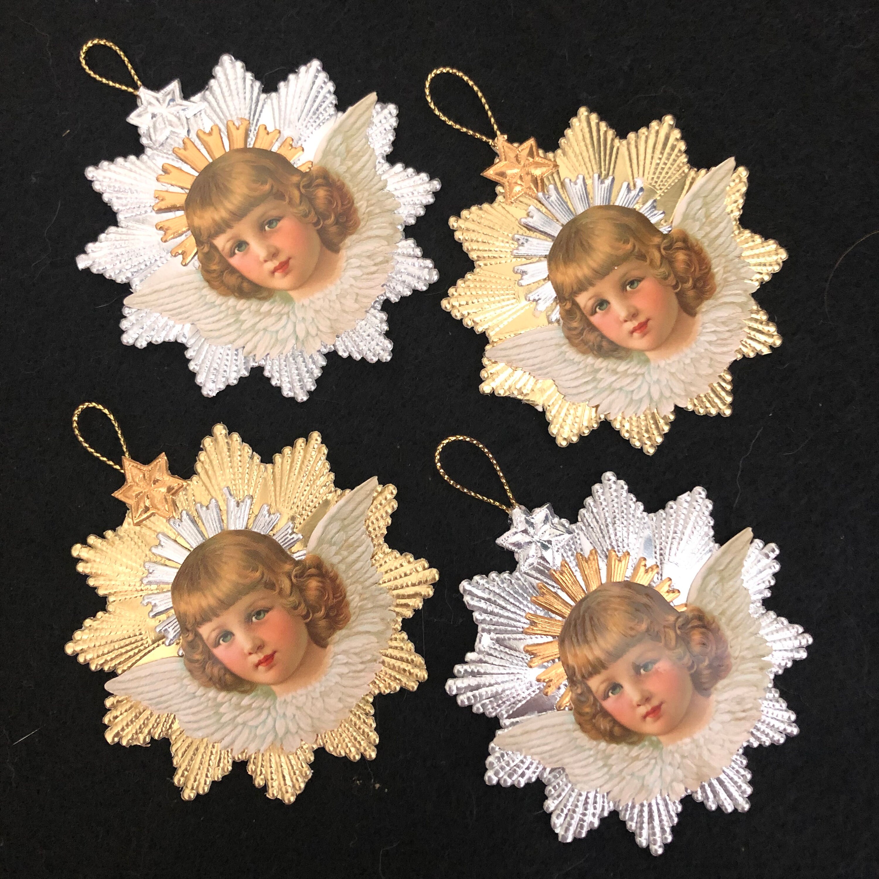 DIY Make 4 small ANGEL ornaments personalized gift boxed craft Etsy