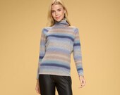 Made in USA Brushed Ombre Cold Shoulder Top