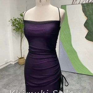 Sexy Slit Fit and Flare Vintage Prom Dress,Square Neckline 90'S Party Dress