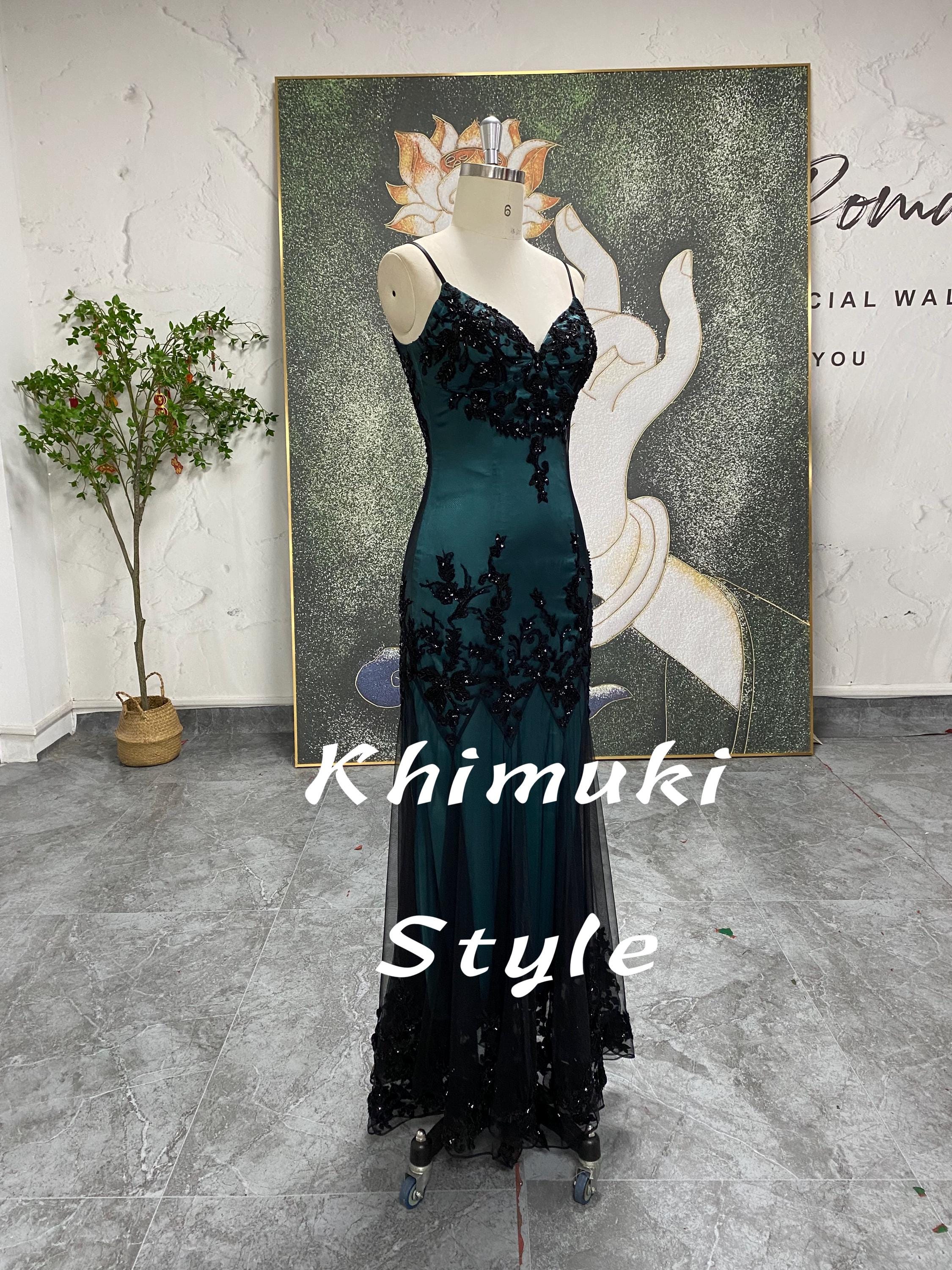 liang jinke green dress Miss Circle Women Lael Mint Green Back Button Trailing Gown main image 1