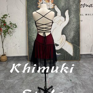 black and red homecoming dress