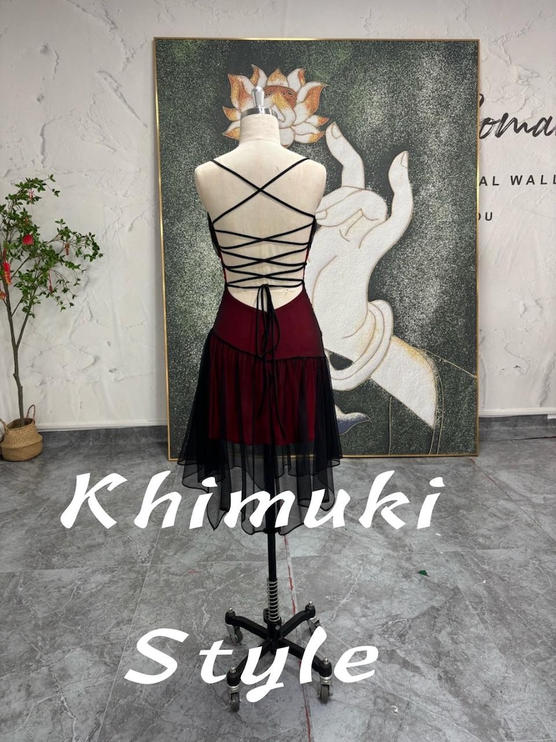 black and red homecoming dress
