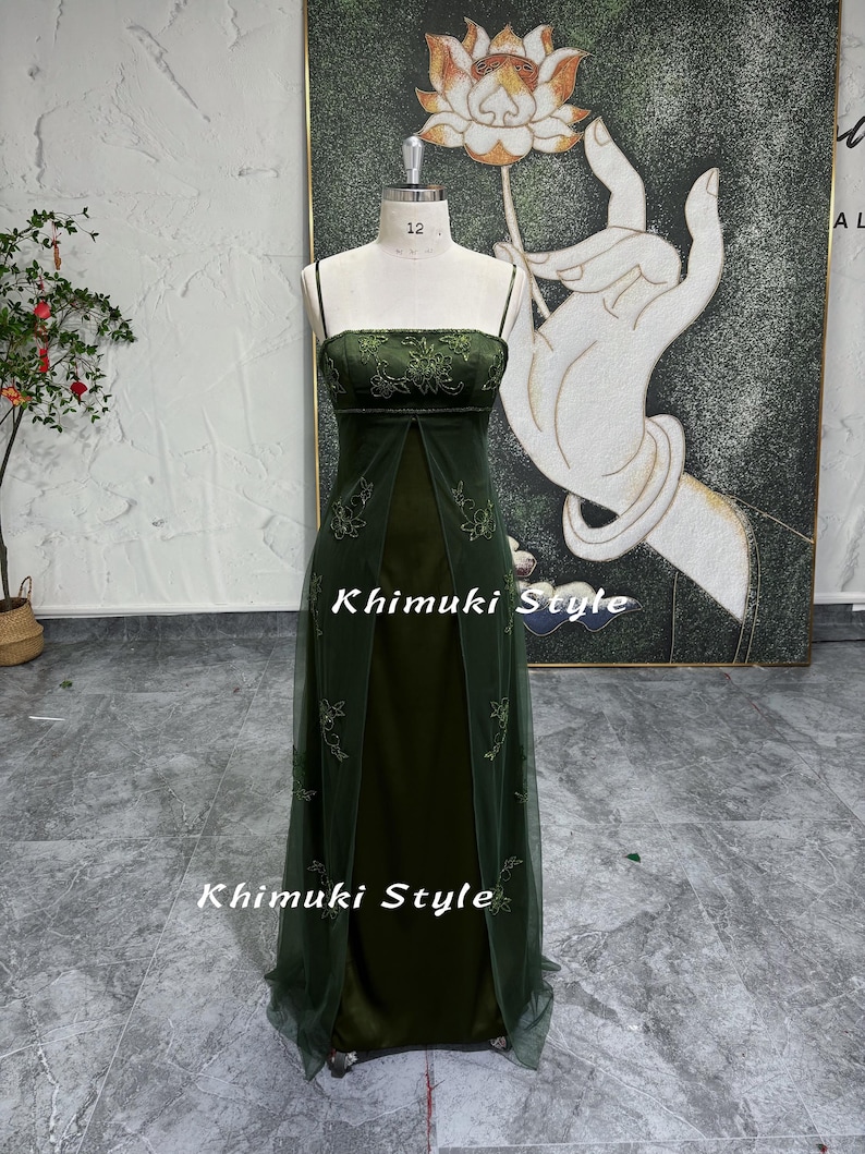 Vintage Green Party Dress