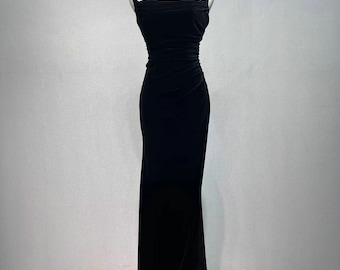 Robe Classique Fille En Velours Noir Xhilaration - Taille L (10-12 Ans) - Sans Manches - Neuve Sans Étiquette