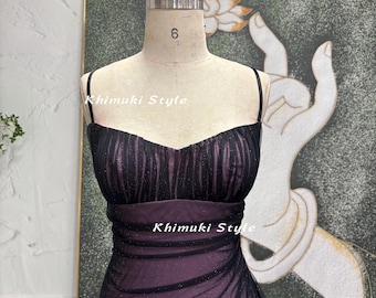 Vintage Sparkle Prom Dress,2000s Sheath Party Dress