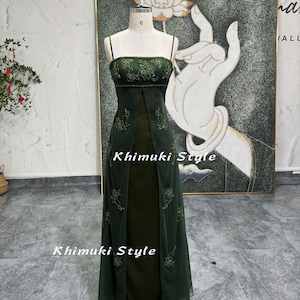 90S Green Prom Dress