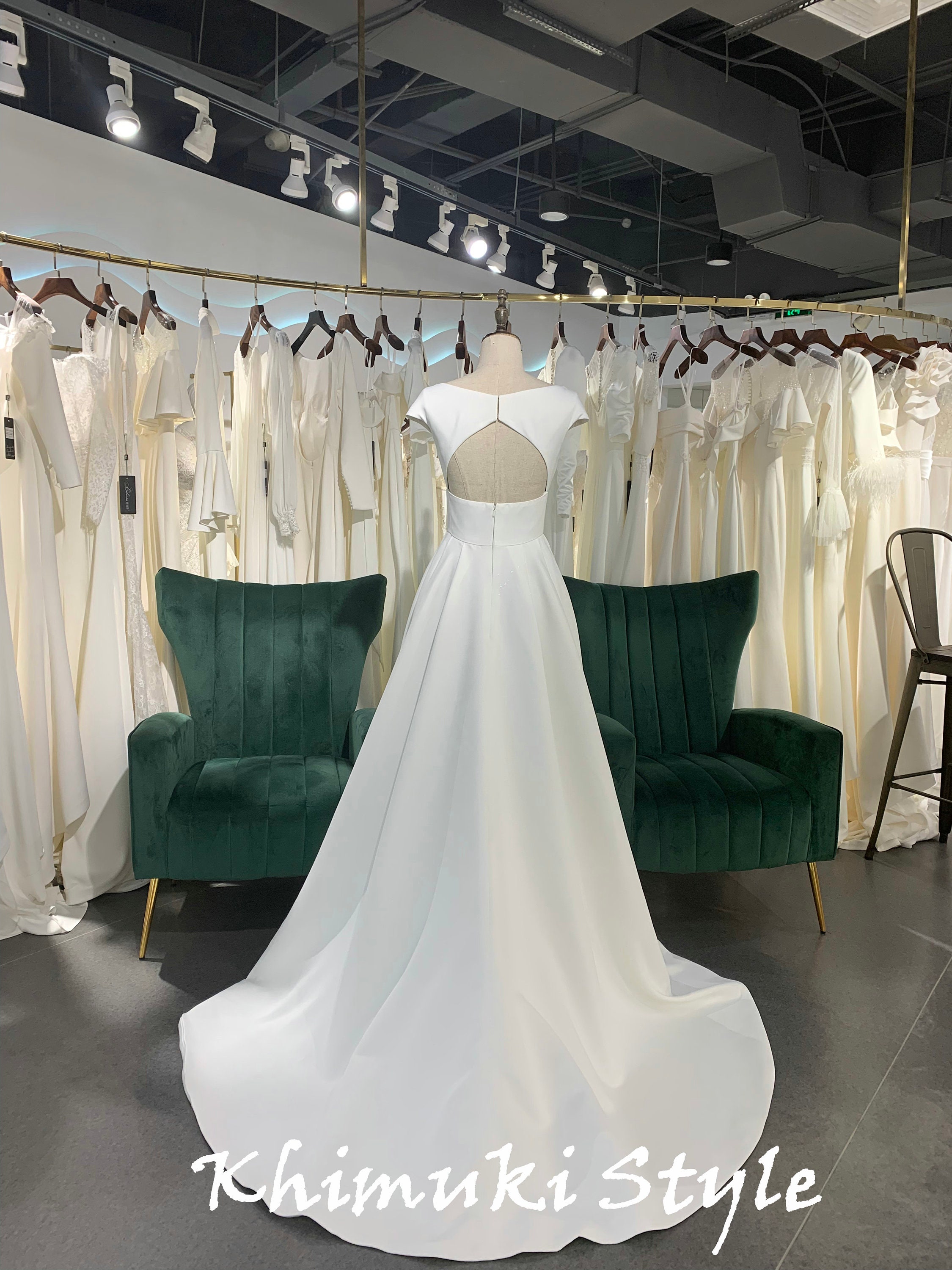 Cap Sleeve Keyhole Back Wedding Dress Cap Sleeve Keyhole Back Wedding Dress
