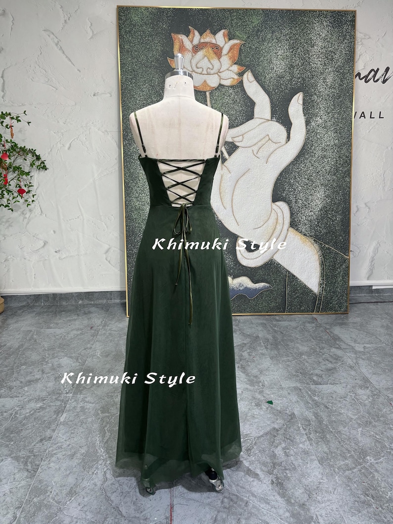 90S Green Prom Dress