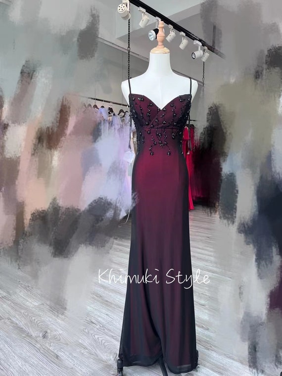 navy blue dress for baby girl Buy Red and Black Vintage 90S Prom Dress Online in India